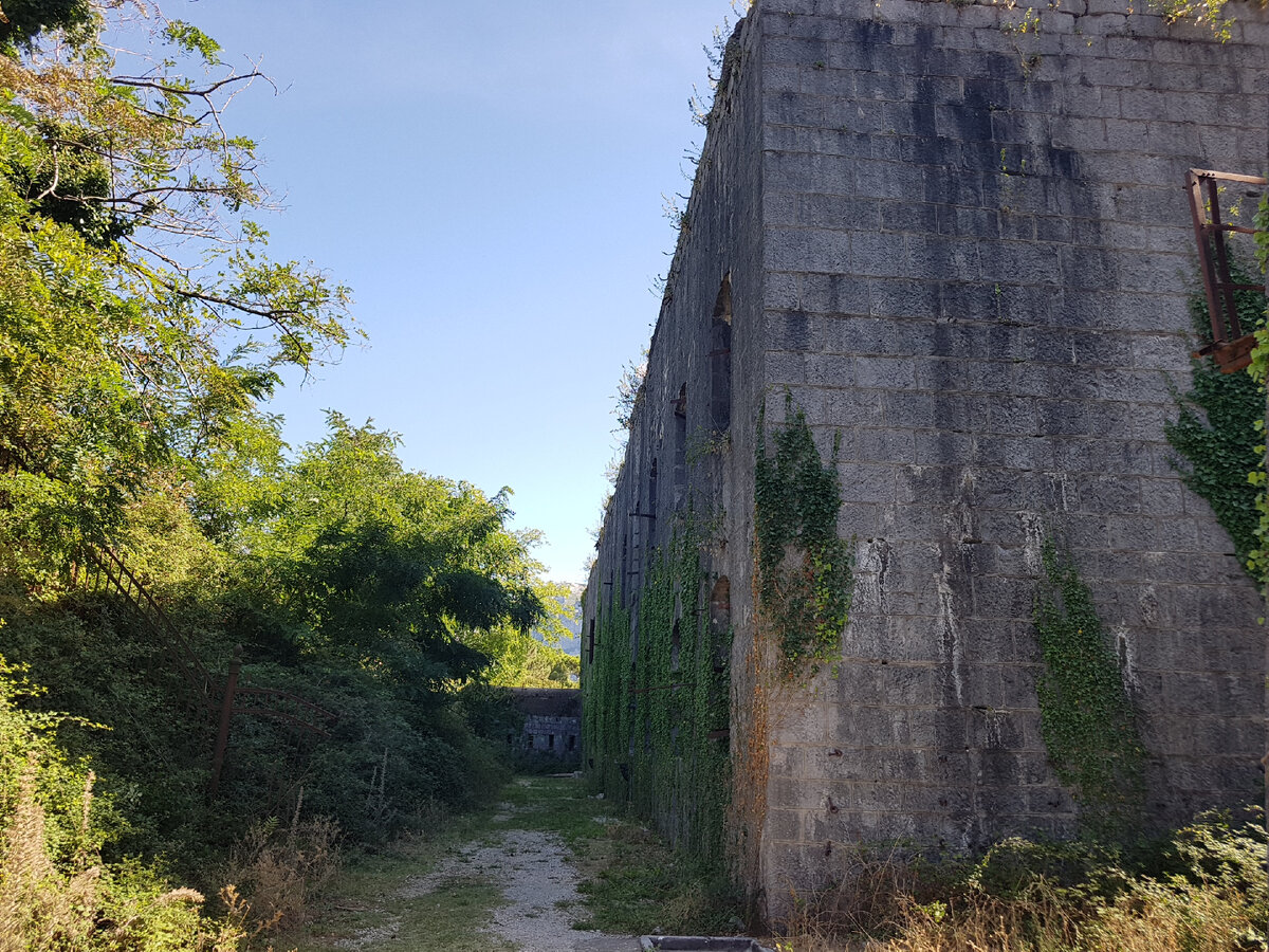 Основное строение, с этой стороны как раз можно попасть в крепость.