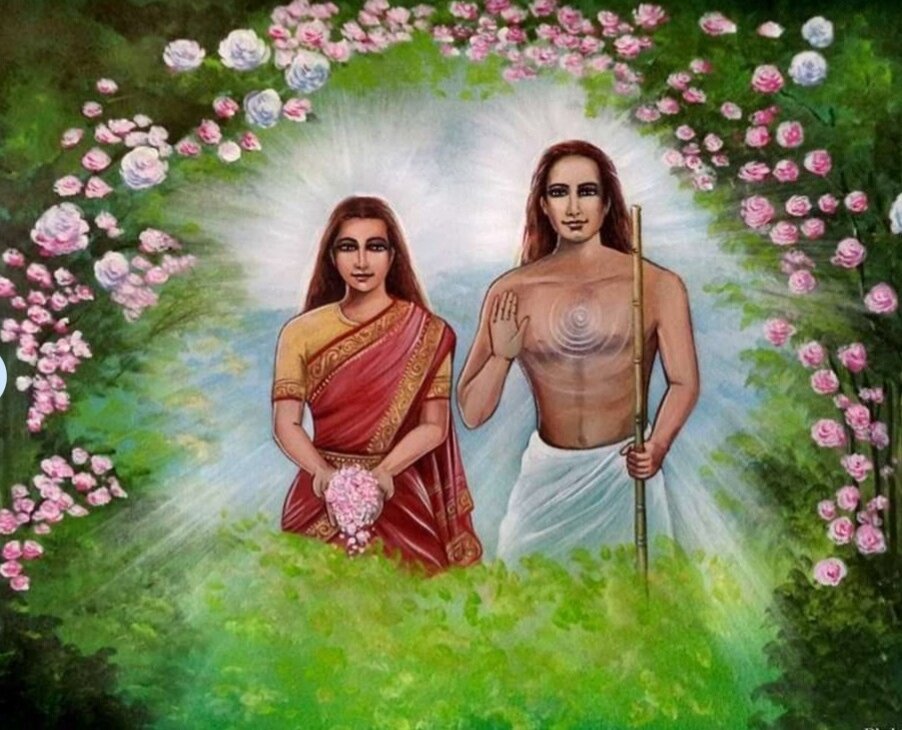 Концепция первого мужчины и первой женщины присутствует в индуизме, как и в других древних религиях. Изображение: pinterest