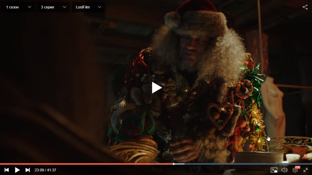 Злой Санта в сериале "Хэппи"