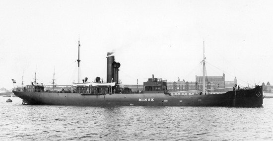 Датский пароход "Минск"