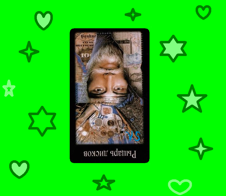 Рыцарь (Король) дисков в перевернутом положении. Таро Третьего тысячелетия. 