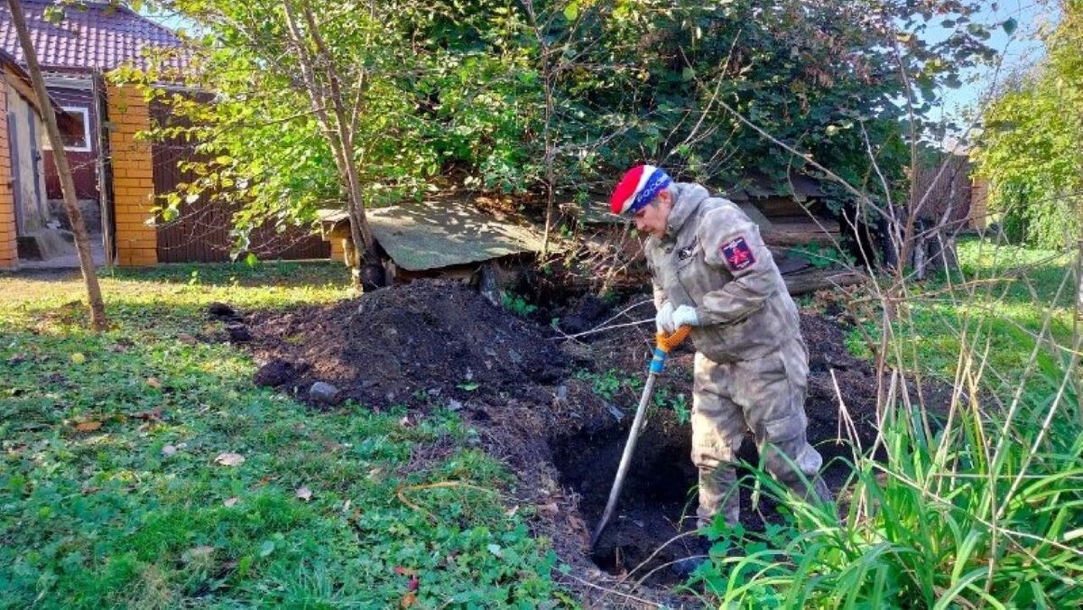    В Курской области найдены останки солдата, погибшего во время ВОВ