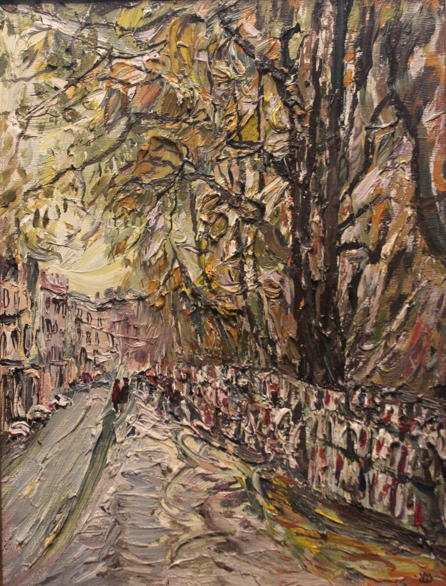 "Октябрь"   холст.масло   40х30