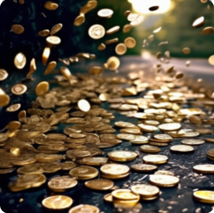 Монеты созданные нейросетью Шедеврум