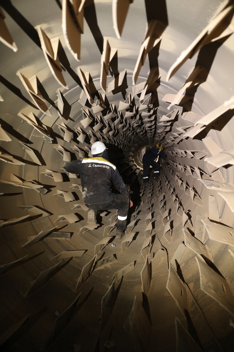 Установка термоподготовки руды, ©ПАО "Селигдар"