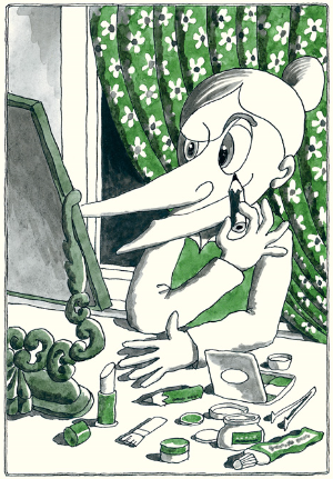 Вот такая Ябеда-Корябеда! Иллюстрация Александра Семёнова. Фото взято из открытых источников в сети Интернет.