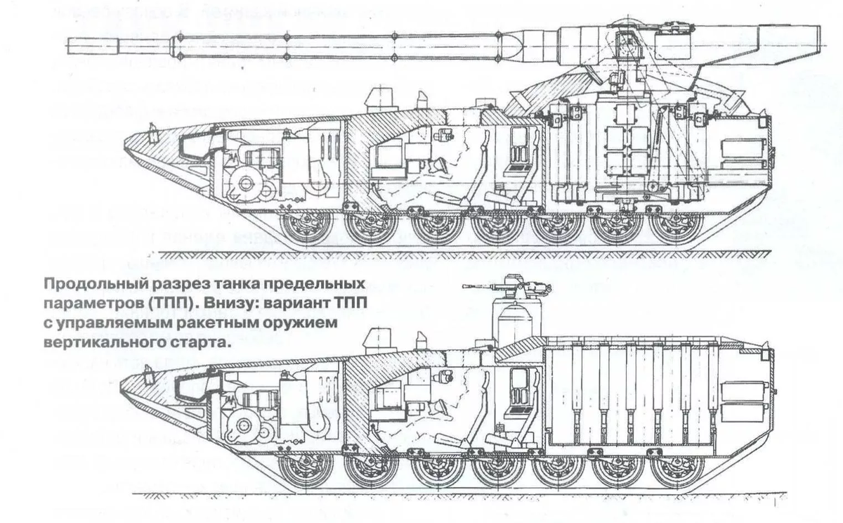 Редкие внятные изображения боевых машин на базе единого шасси СКБ-2