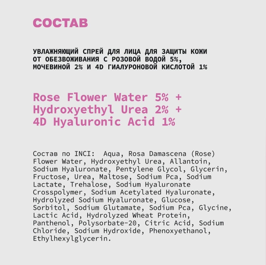 Состав спрея