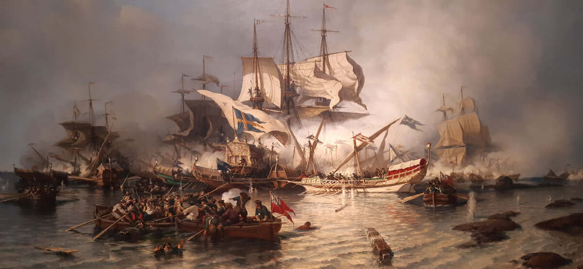 Русско шведская сражение у острова гренгам. Сражение при Гренгаме 1720. Битва у острова Гренгам 1720. Боголюбов Гренгамское сражение 1720.