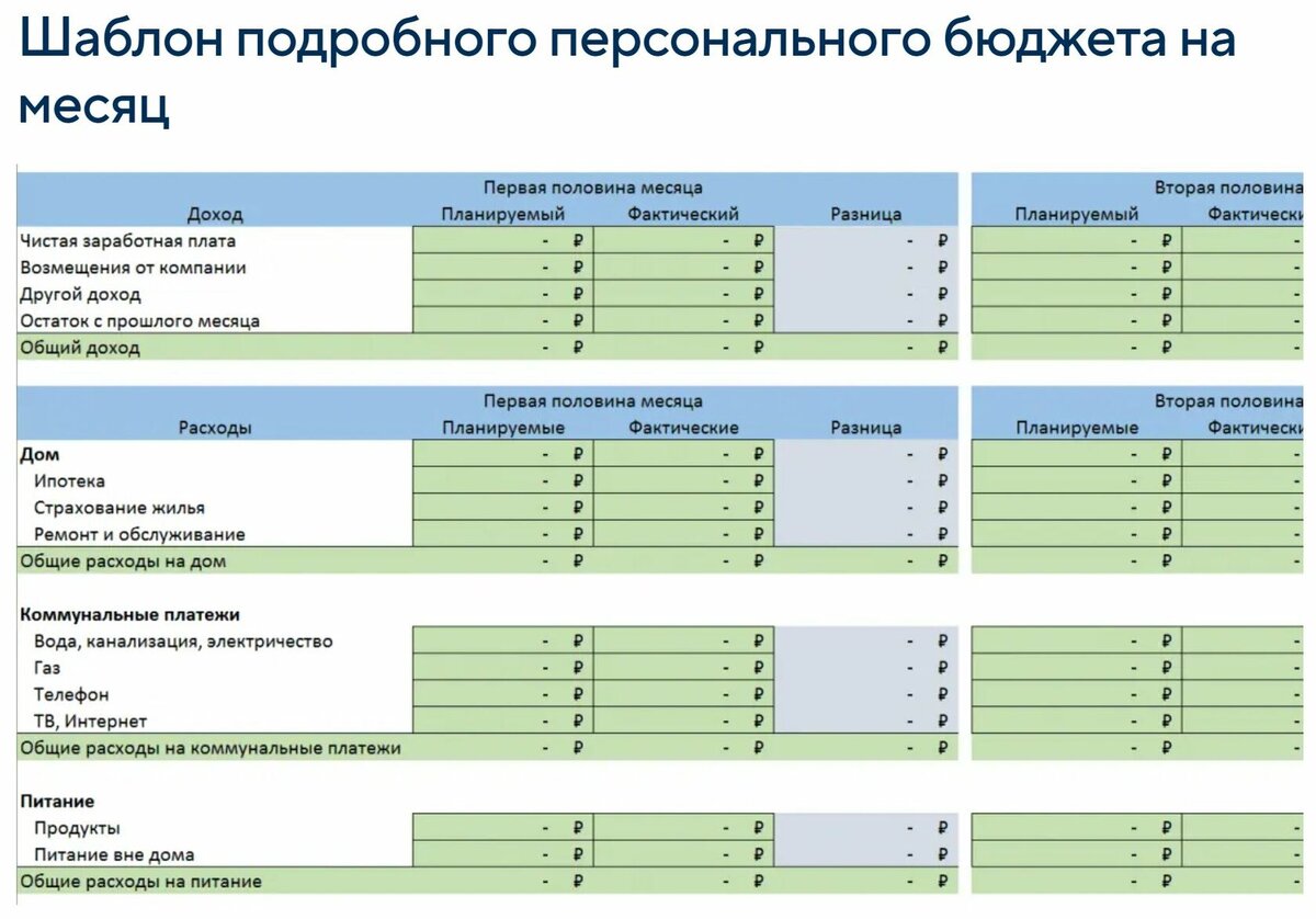 Шаблон таблицы ремонты зданий месяц квартал год