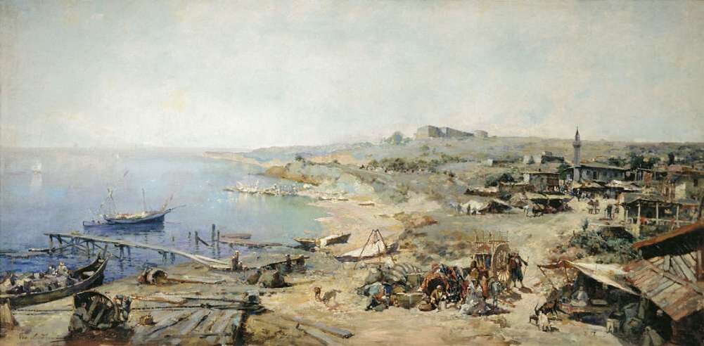 Ладыженский Г. А. «Хаджибей». 1899 год. Масло, холст. Одесский художественный музей