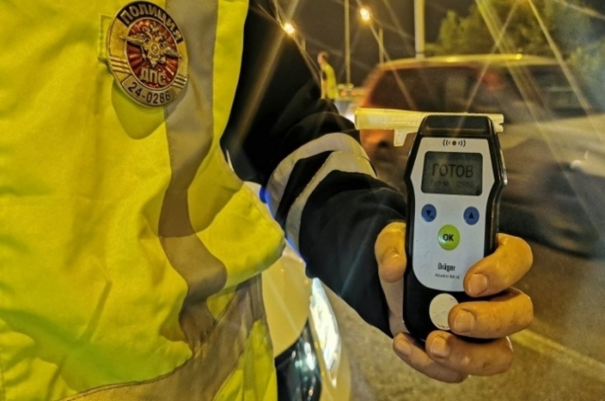    В Красноярске за минувшие выходные задержали 40 пьяных водителей