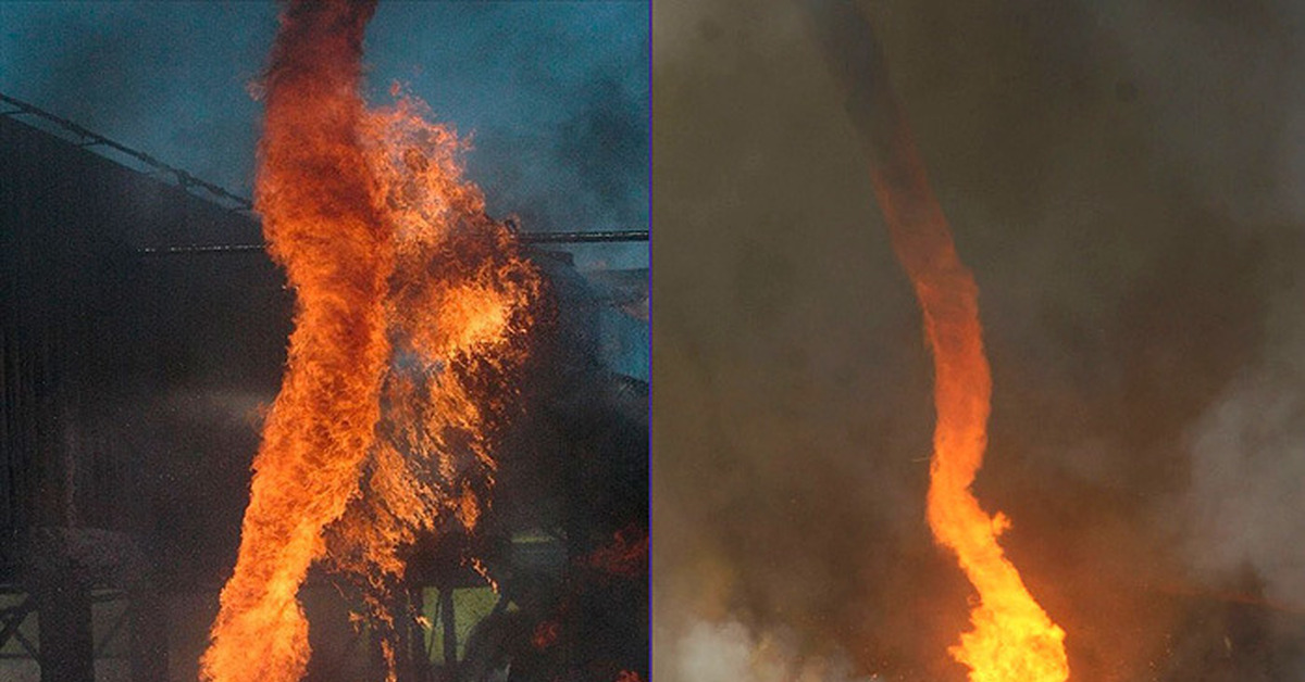 the fire tornado (not in the Kurgan)