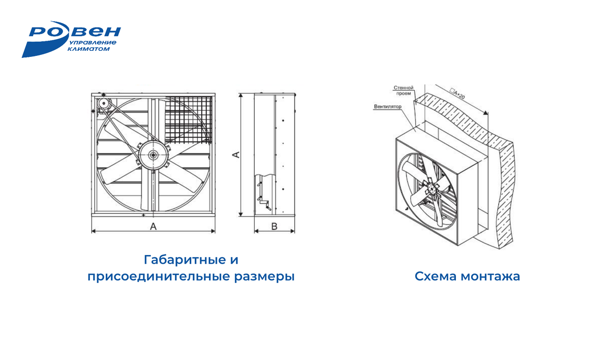 габаритные и присоединительные размеры и схема монтажа

