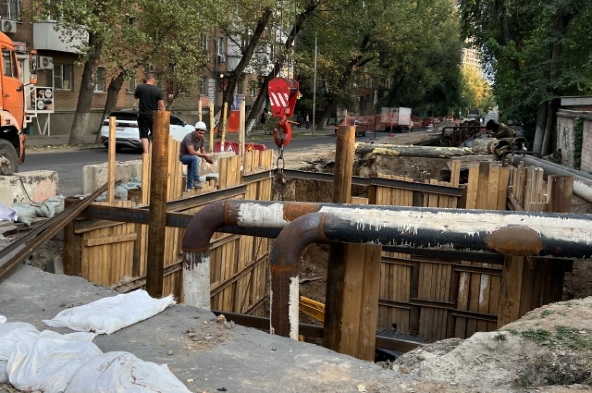    Замену труб к отопительному сезону в Ростове завершат до 15 октября