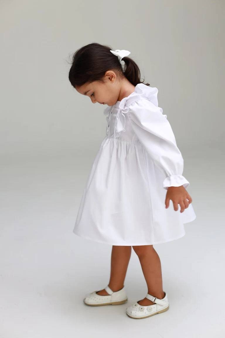 Платье из 100% итальянского хлопка EMELLA 