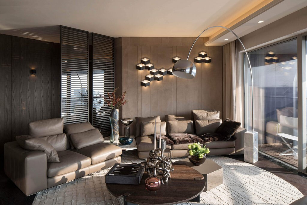 Проект частной квартиры. Дизайн: Steve Leung Design SLD