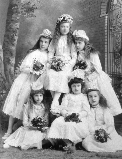 Майская королева Нью-Вестминстера, Британская Колумбия, Канада, около 1877 года