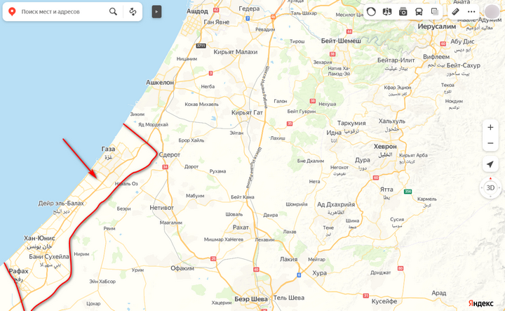 Карта израиля хамас. Газа на карте Израиля.