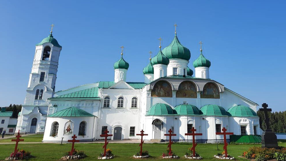 Свято-Троицкий Александра Свирского мужской монастырь. Фото автора.