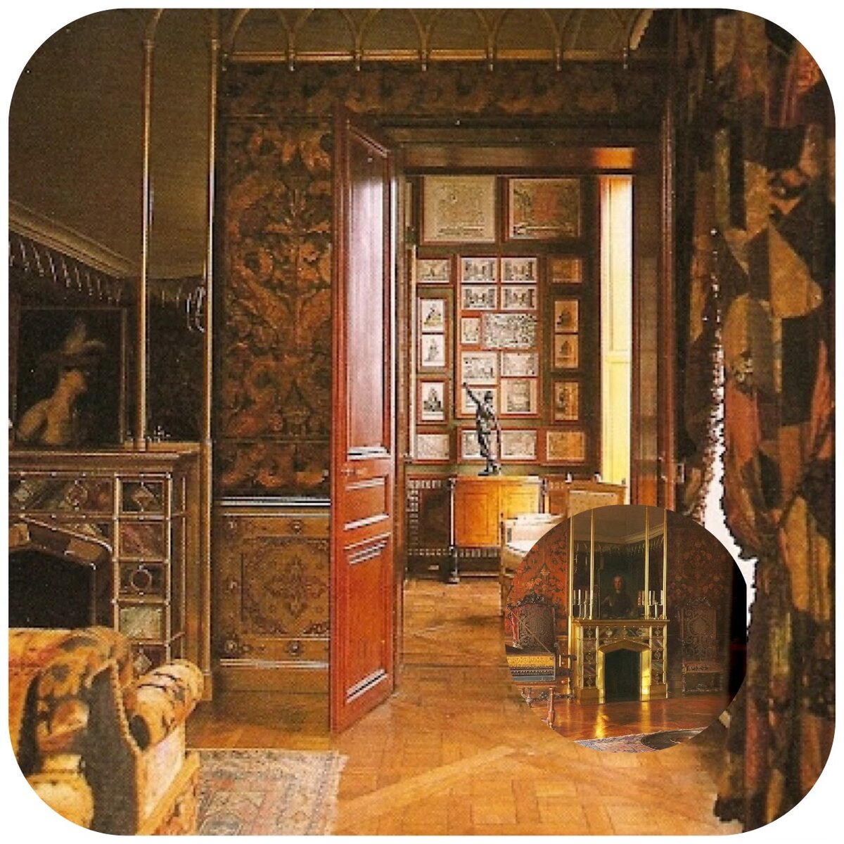 Гостиная парижской квартиры Рудольфа Нуреева