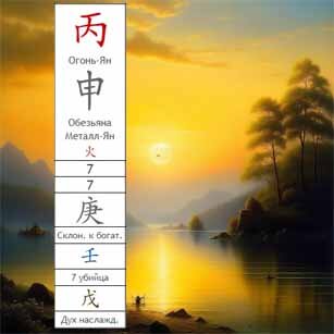 Огонь Ян на Обезьяне