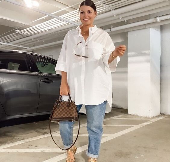 Оверсайз подходит не только худым! Три простых правила для подбора оверсайз одежды женщинам plus size.