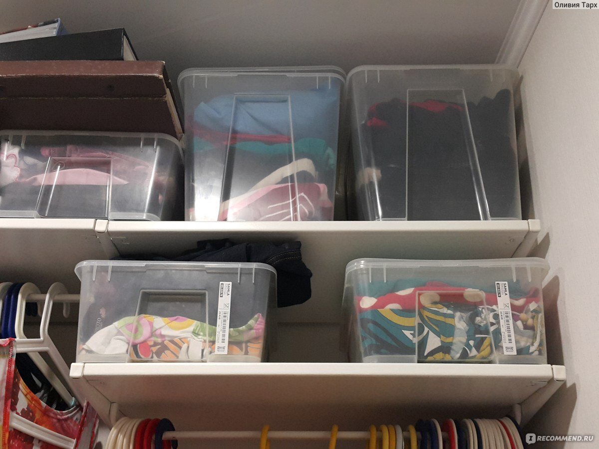 контейнеры для одежды в шкаф