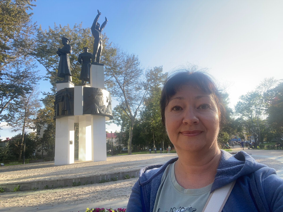 Я в сквере Пограничников.