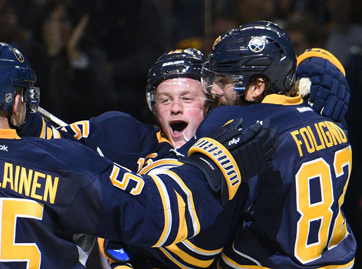 Баффало Сейбрз Оттава Сенаторз прогноз. Jack Eichel Vegas photo.