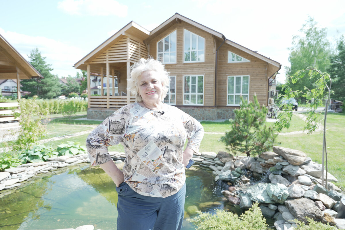 Ольга Соболева и её коттедж «Традиция 12»