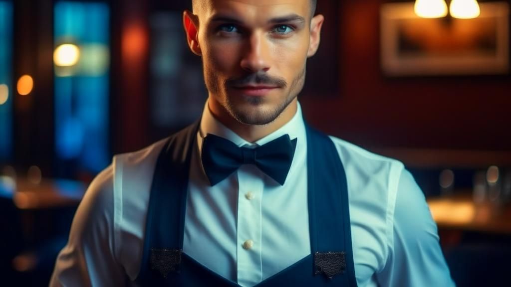 Красавец мужчина, созданный при помощи нейросети Kandinsky