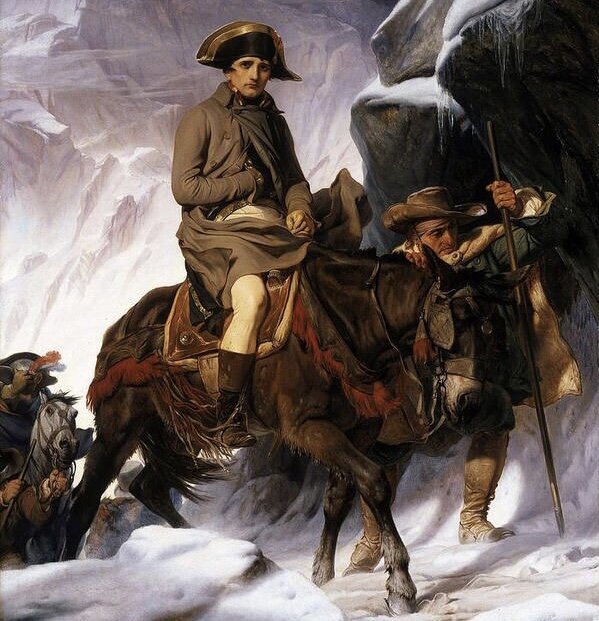 Художественное изображение Наполеона Бонапарта 