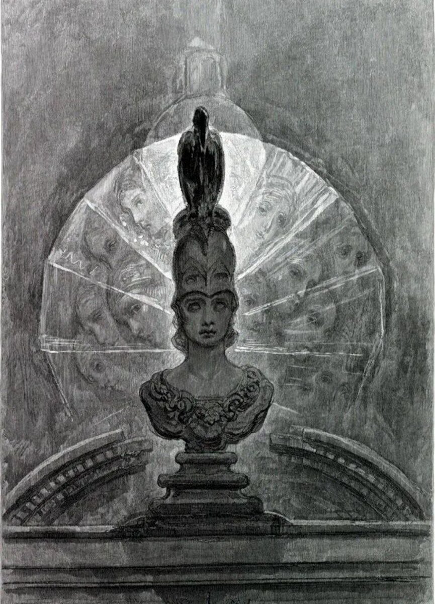 Иллюстрация к "Ворону", взятая из Интернета