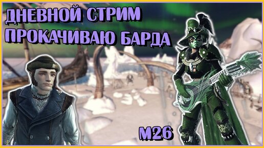 Скучно на больничном 😾 Решил покачать барда 🎶 Neverwinter Online | M26