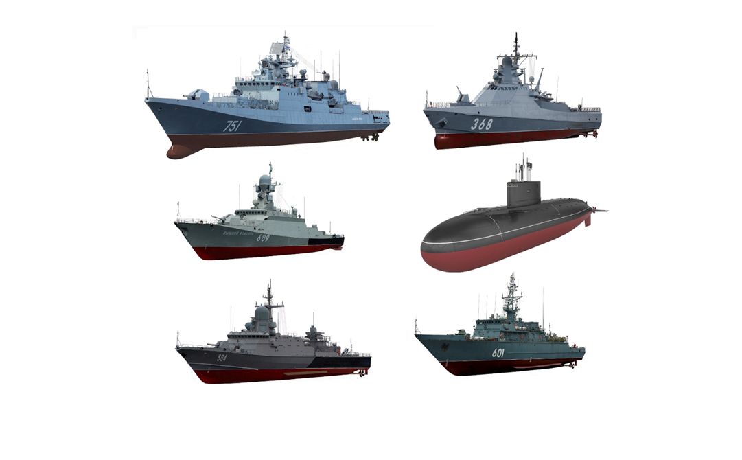 Боевые действия, в рамках СВО ведут Черноморский флот и Каспийская флотилия.