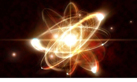 Варианты художественного изображения электрона в атоме

