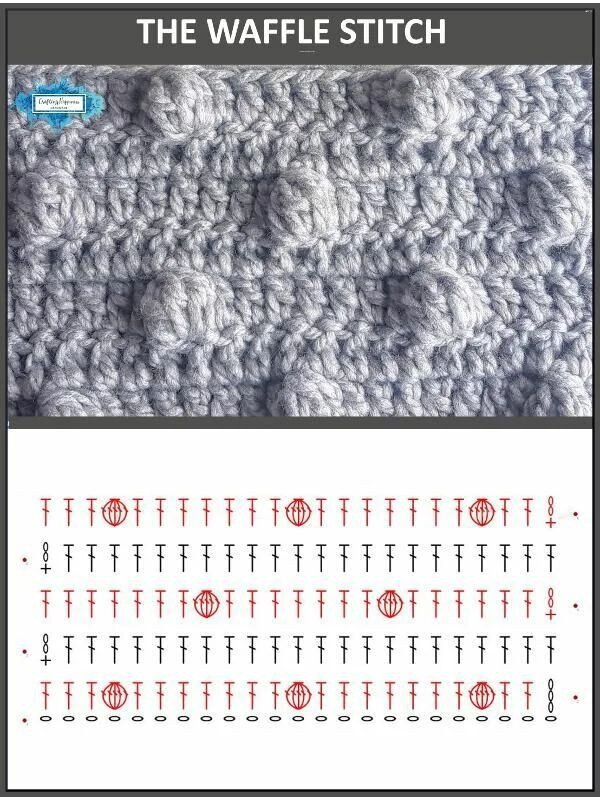 Схема вязания. Фото из свободного доступа.