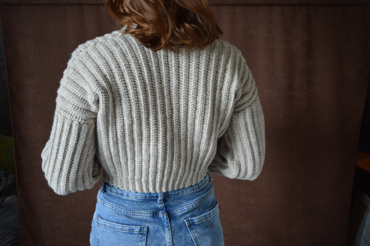 Спинка кардигана