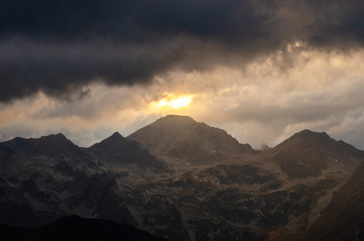 Закат на перевале Караджаш