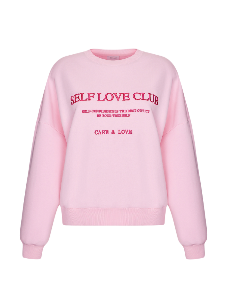 Свитшот с вышивкой Selfmade