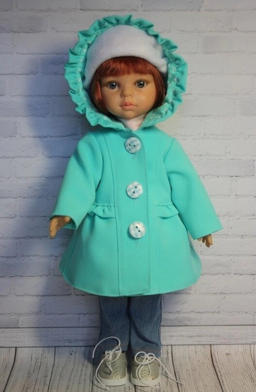 Выкройка пальто на куклу