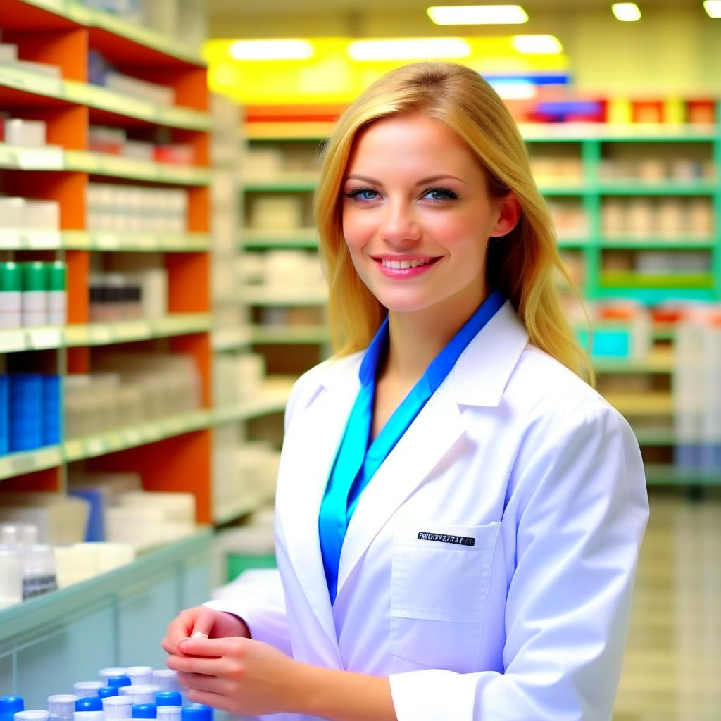 В аптеке зал, полон лекарств, 
Где сердца больных ожидают спасенья,
Там фармацевт с улыбкой на устах
Светит надеждой, словно луч вдохновения.
