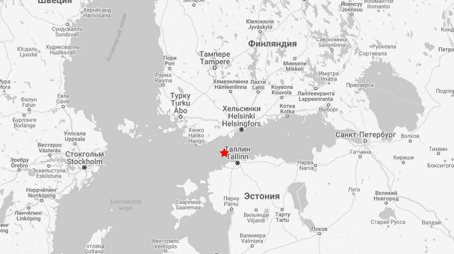 Сейсмологи зафиксировали «вероятный взрыв» на газопроводе между Финляндией и Эстонией — Фото