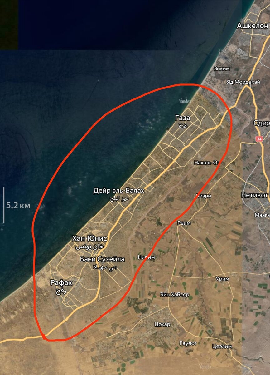 Это весь Сектор Газа