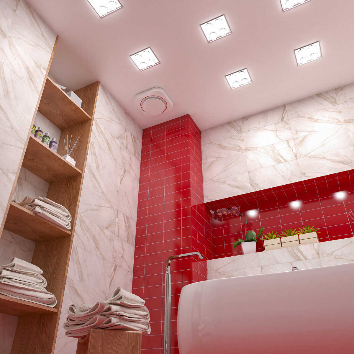 вентилятор DISC в интерьере