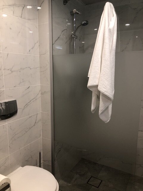 Туалет вместе с душем. Фото автора