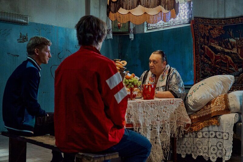 Кадр со съемок сериала «ФК Родина»