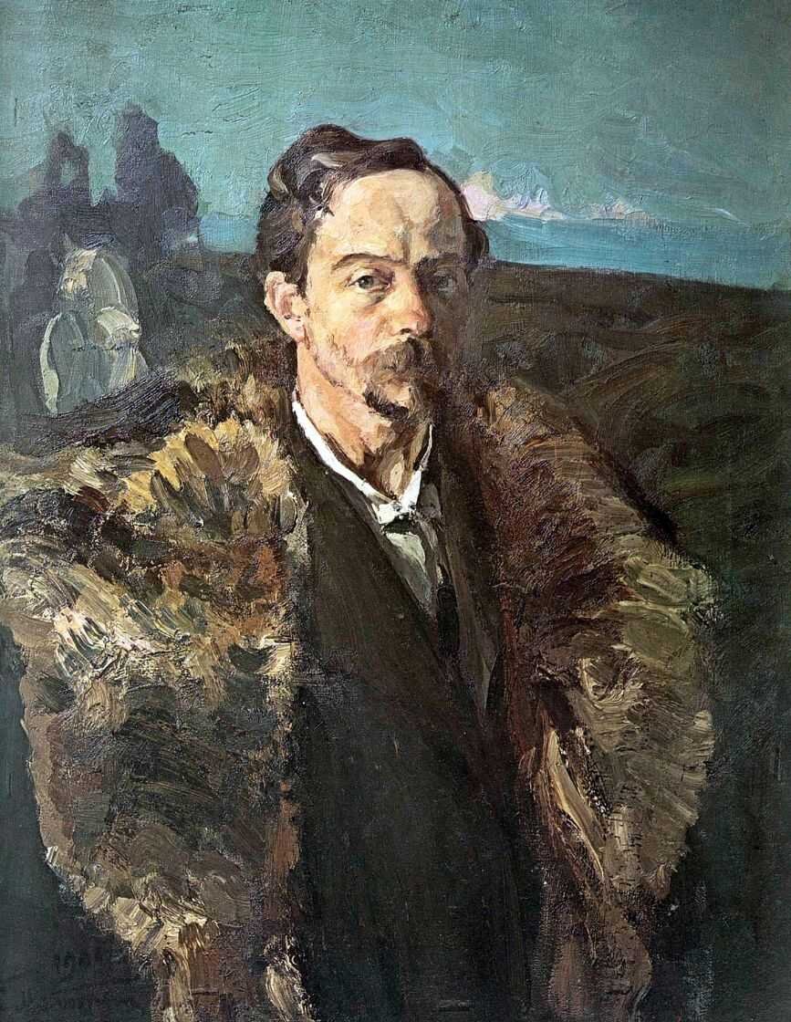 Автопортрет в шубе. 1901 г. Источник фото https://wearts.ru/ruartist/148