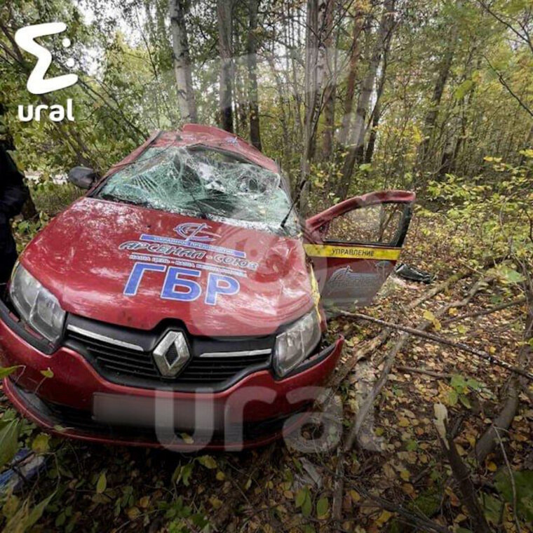    После ДТП у автомобиля серьезные повреждения